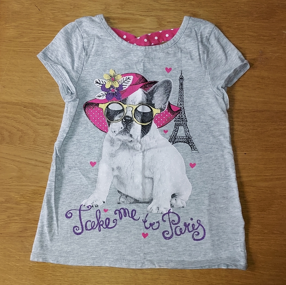 Frenchie Paris tee